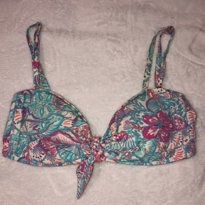 Lilly Pulitzer Bikini Top with adjustable straps